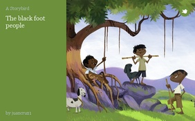 The black foot people