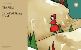 The REAL
 
 Little Red Riding Hood