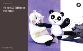 We are all different creatures.