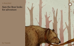 Sam the Bear looks for adventure