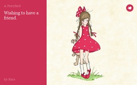 Wishing to have a friend.