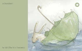 A rainy day.