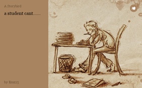 a student cant......