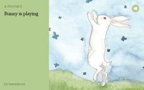 Bunny is playing