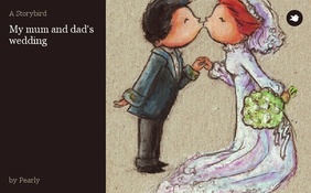 My mum and dad's wedding