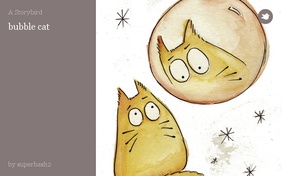 bubble cat