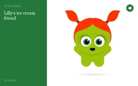 Lilly's ice cream friend