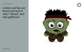 zombie and his one friend and sort if other "friend" and only girlfriend
