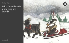 What do rabbits do when they are bored?