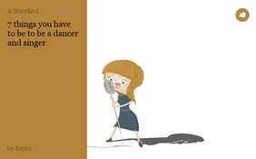 7 things you have to be to be a dancer and singer.
