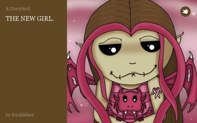 THE NEW GIRL.