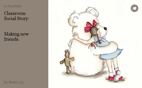 Classroom 
Social Story:


Making new friends.