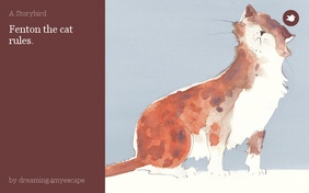 Fenton the cat rules.
