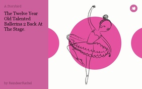 The Twelve Year Old Talented Ballerina 2 Back At The Stage.
