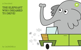 THE ELEPHANT WHO DREAMED TO DRIVE!