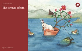 The strange rabbit.