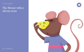 The Mouse with a cheesy nose