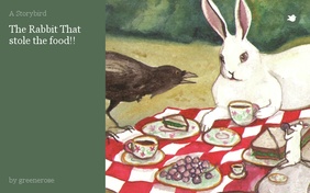 The Rabbit That stole the food!!