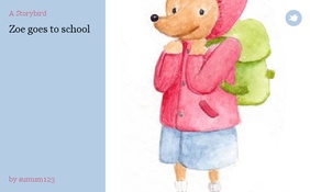 Zoe goes to school