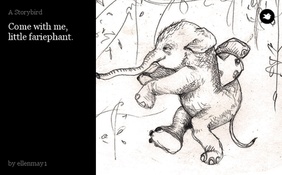 Come with me, little fariephant.