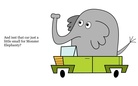 Mr Fish,The Elephant,and the girrafe in the hot rod.