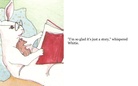 whitie reads a story