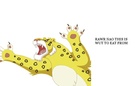 An odd leopard.