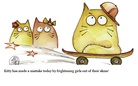 Kitty makes mistakes!