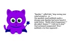 Sparkey the magical cat