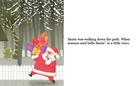 Santa in the snow.