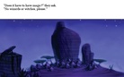 A 
   story 
            in which pictures 
              have nothing 
             to 
                do 
with the story.