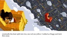 the adventures of the orange lounge chair.