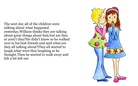 This story is about a boy called William playing cricket.