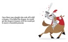 A Knight Finds Happiness.
