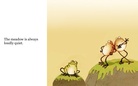 The animals  in the meadow.