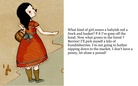 Little Red Riding Hood, but a whack difference.