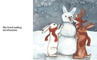 Kate, the little bunny in the snow