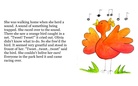 The singing bird.