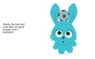 The bunny footballer!