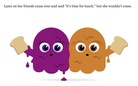 The purple monster that wouldn't stop jumping on the trampoline.