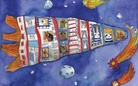 Princess Ava's space adventure