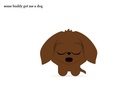 a dog