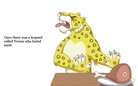 Vroom the vegetarian leopard