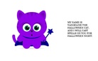 THE    MAGIC   HALLOWEEN     CAT   
BY     LAUREN, WILLIAM,   HUNTER,    AND   NOAH