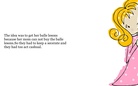 The littll girl who wanted to be a ballerina for Her birhday