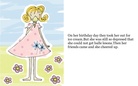 The littll girl who wanted to be a ballerina for Her birhday