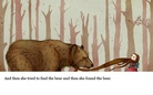 The bear and the girl.