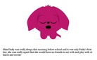 Miss Pinky 
Makes Lots Of Friends On Her First Day Of School