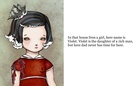 Violet looses trust in people.