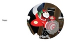 Santa skating.